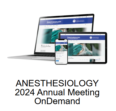 Sesiones OnDemand de ANESTHESIOLOGY 2024